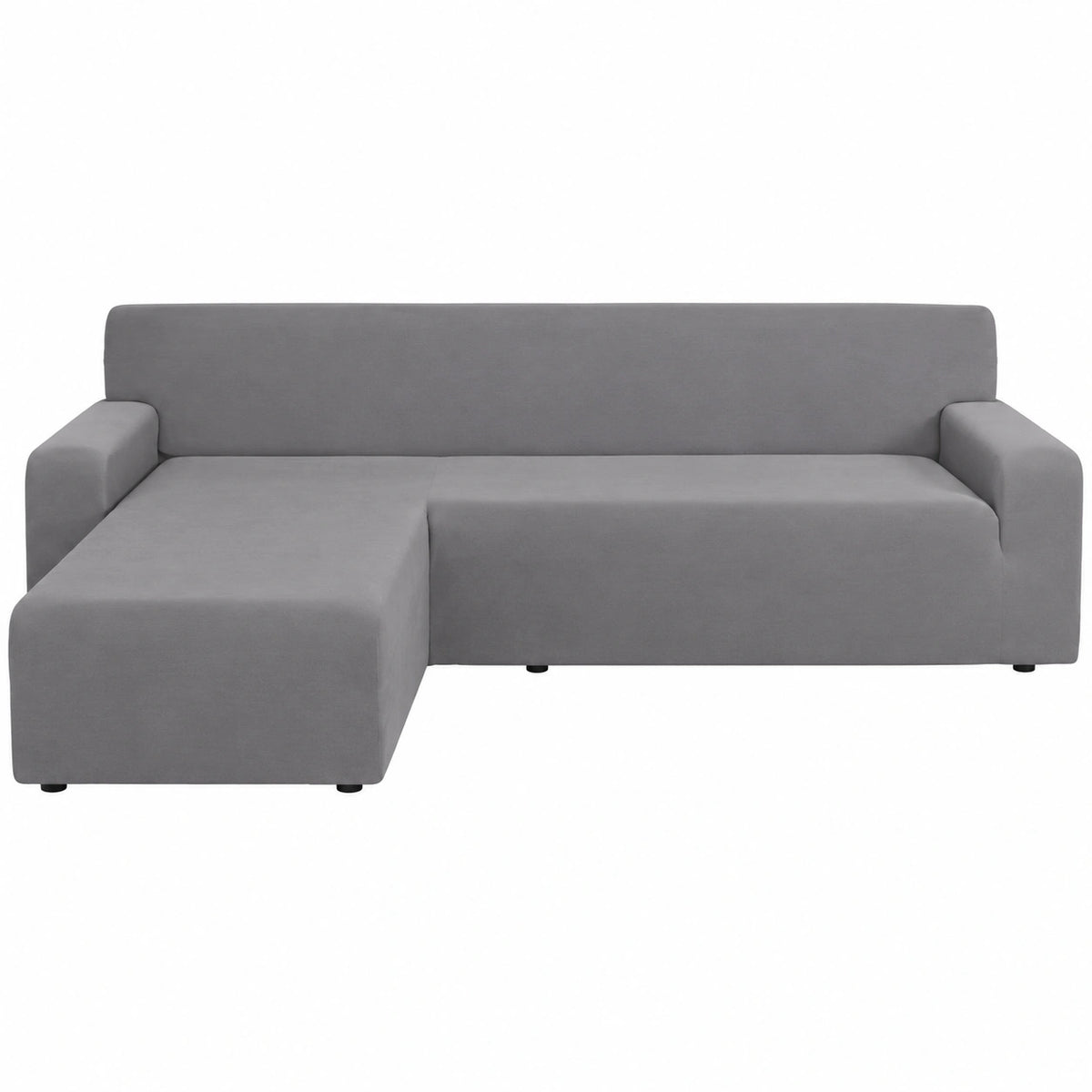 Copridivano Chaise Longue Sinistra Grigio Sassi Swing di Biancheriaweb