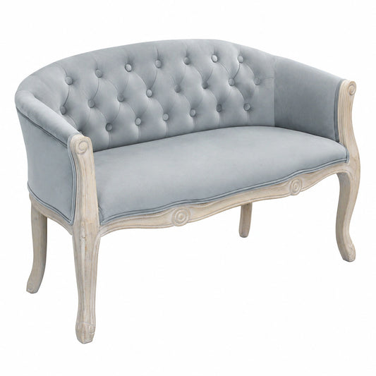 Divano Vintage in Velluto Moderno Milani Home, 107x61x70 cm